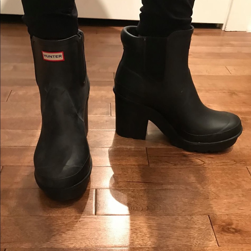 Hunter Boots - Chelsea Block Heel